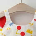 thumbnail image 5 of KDFJPTH Baby Girl Backless Wing Sundress Summer Cute Cartoon Polka Dot Print Sleeveless Princess Party Dresses With Straw Hat Size 1-2 Years, 5 of 7