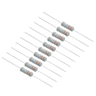 QTY (100) 12 Ohm .35W 2% PRECISION CARBON FILM RESISTORS