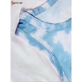 thumbnail image 6 of Spencer Women's Sleeveless Tie Dye Sundress Crew Neck Summer Casual T-Shirt Dresses, 6 of 7