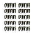 thumbnail image 4 of serony 10x 5 Rings Loose for Leaf by pressing,providing convenience Binder Rings Binding Spines for Office Notebook Diary black white, 4 of 6
