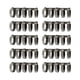 thumbnail image 1 of 10x5 anillos de encuadernación de hojas sueltas, 5 agujeros, anillos de hojas sueltas para libros, anillos de encuadernación tipo peine para álbum de negro, 1 of 8