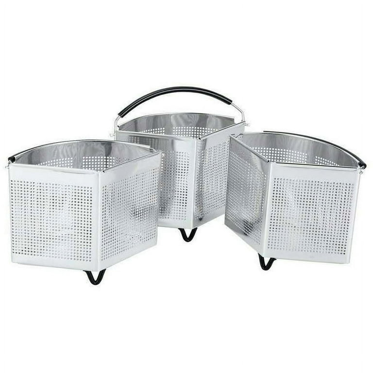 304 Stainless Steel Kitchen Steamer Basket  Instant Pot Steamer Basket  Alternative - Steamers - Aliexpress