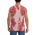 thumbnail image 4 of KLL Red Meat Print Workout Tank Tops Gym Sleeveless Fitness Muscle Tee-X-Large, 4 of 7