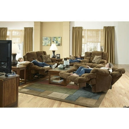 Catner Concord 3 Piece Lay Flat Reclining Sofa Set In Pecan Catner Concord 3 Piece Lay Flat Reclining Sofa Set In Pecan