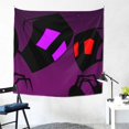 thumbnail image 2 of Invader Zim Tapestry Luxury Wall Hanging Tapestries Decor For Bedroom Living Room Dormitory Mural Blanket 59x59in, 2 of 8
