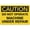 Warning Sign 3, variant on Caution Do Not Enter When Machinery is in Use Spanish Sign, 8"x12" Aluminum Metal Tin Plate, Safety Restriction Alert Warning Notice