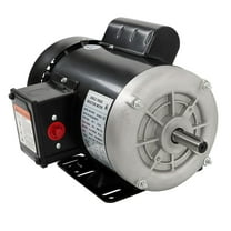 ALL-CARB 1 HP Electric Motor 1750RPM 115V/230V 13.6/6.8A 56 Frame CW/CCW for Agricultural Equipment Farm Duty Single Phase Motor