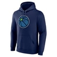 thumbnail image 2 of Men's Navy Minnesota Timberwolves Alternate Logo Pullover Hoodie, 2 of 3