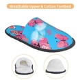 thumbnail image 3 of Balery Girl Butterfly Pantuflas de Casa de Felpa Silenciosas con Diseño Estampado, Zapatillas Cómodas Antideslizantes de Algodón para Interior-Medium, 3 of 8