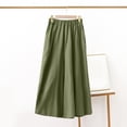 thumbnail image 2 of Bovxnpu Plus Size Pants For Women, Women Boho Bagyy Wide Leg High Smocked Waist Casual Loose Lounge Pant with Pocket, Women's Loose Casual Pants Long Pants Free Size, 2 of 6
