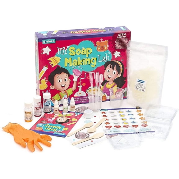 Mighty Mojo Explore STEM Soap Making Kit DIY Glitter Science Education
