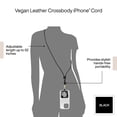 thumbnail image 3 of Correa cruzada Anne Klein para iPhone de Apple en cuero vegano, 3 of 3