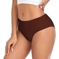 thumbnail image 2 of Fotbe Brown Calzones Estampados para Mujer – Ropa Interior de Algodón, Cómoda, Suave y Elástica-4X-Large, 2 of 6