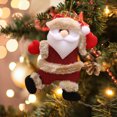 thumbnail image 4 of Papá Noel muñeco de nieve ciervo juguete de peluche colgante adornos Wdftyju árbol de Navidad colgante decoración fiesta amigos regalo suministros, 4 of 8