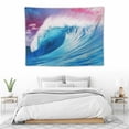 thumbnail image 3 of ONETECH  Ocean Tapestry for Bedroom, Large Tapestry Beach Seaside Costal Theme Surfing Sea Wall Tapestry Blue Ocean Wall Hanging Decor for Home Dorm Office Room Wall Art Blanket, 3 of 7