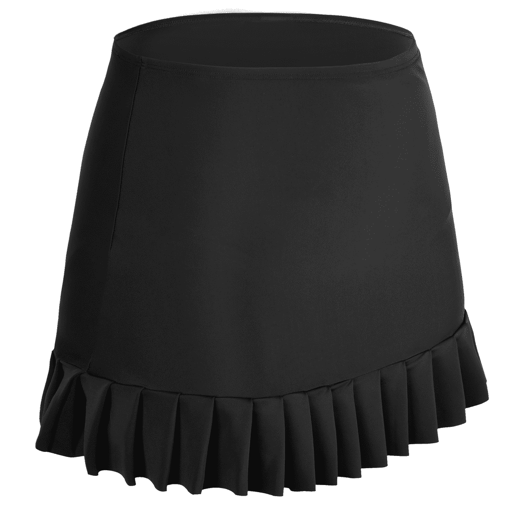 Hilor Women's Swim Skirt High Waisted Tankini Bottom Ruffled Swimwear Skirted Swimsuit Bottom