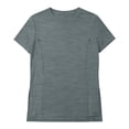 thumbnail image 6 of YUANxueke Zip Nursing Shirts for Womens Maternity Short Sleeve Crewneck Side Split Breastfeeding T-Shirts Casual Fashion Pregnancy Tops, 6 of 8