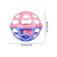 thumbnail image 3 of Newborn Infant Rattle Teether 3-6-12 Months Infant Toy Molar Chewable Soft Rubber Bells Hand Ball Toy, 3 of 6
