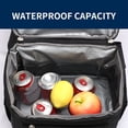 thumbnail image 4 of Wosthever Bolsa de almuerzo aislada correas de hombro impermeable al aire libre cerveza vino mochila grande resistente al desgarro contenedor de Kits de desorden para acampar Camuflaje, 4 of 6