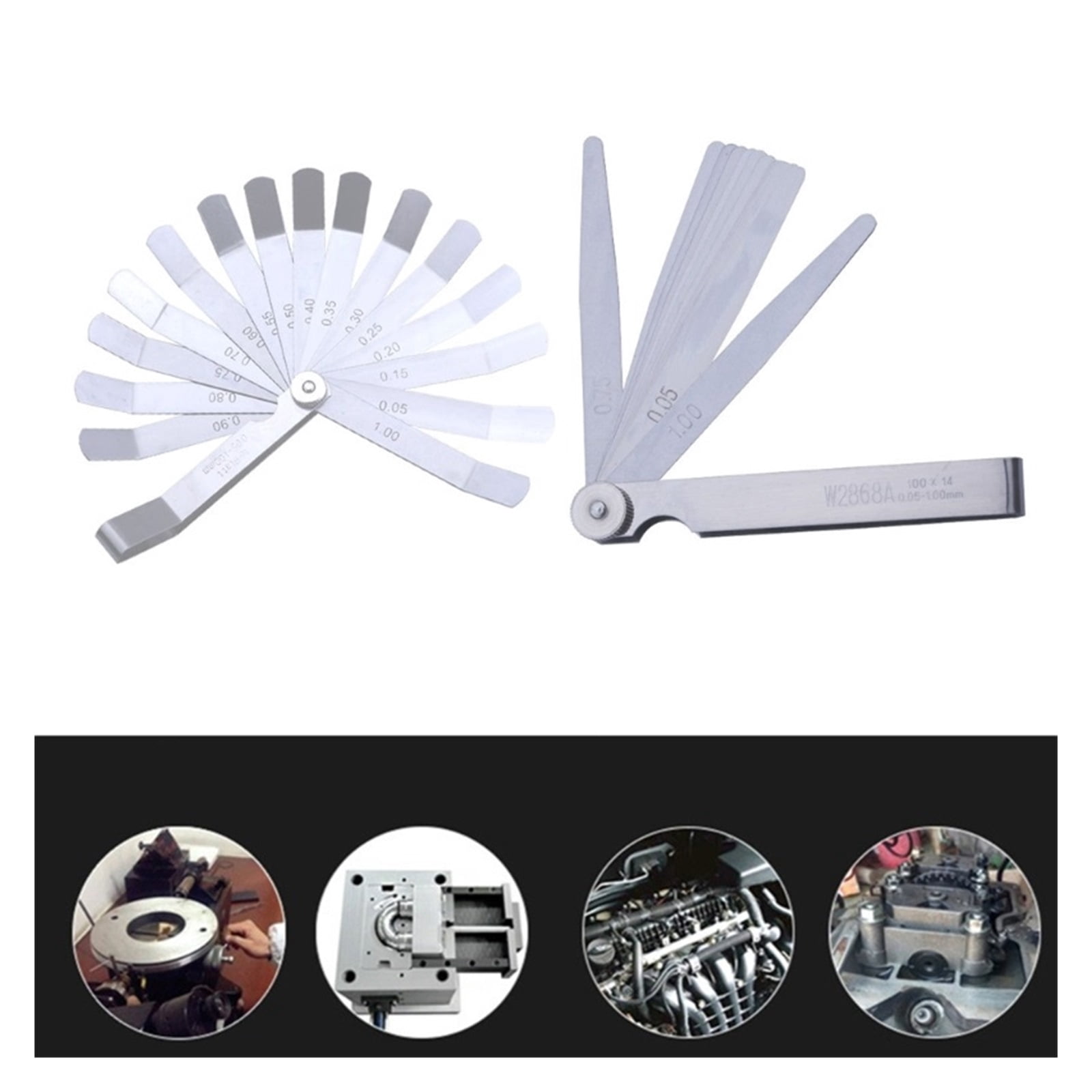 Thickness Feeler Gauge Gages Filler Feeler Gauges Woodworking Measuring Tool ,Easy to Use