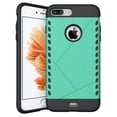 thumbnail image 1 of Nakedcellphone Case for iPhone 8 Plus / iPhone 7 Plus, Tough Rugged Anti-Shock Cover - Matte Teal Mint, 1 of 8
