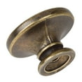 thumbnail image 3 of GlideRite 1 in. Classic Round Ring Button Cabinet Knobs, Antique Brass, Pack of 25, 3 of 4