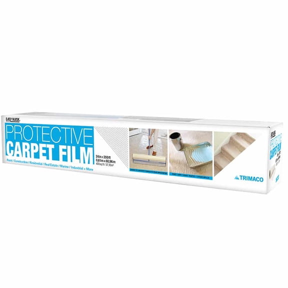 1-Roll of 24" x 200' Trimaco 62420 Easy Mask Carpet Protection Film, 2-Mil