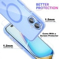 thumbnail image 6 of GALAPROX Clear Magnetic for iPhone 16 Plus Case 6.7'' 2024, Military Protective Never Yellowing Cover with Screen Protector-Blue, 6 of 8