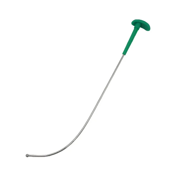 STELLMACHER Disposable Intubation Stylet Rigid Stainless Steel Core with Thumb Tab 25 Pack Airway Management Aid for ET Tube Placement or Training