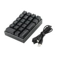 thumbnail image 3 of K23 Mini Pavé Numérique LED RGB Lumière Numérique Clavier USB-C Bureau à la Maison Utiliser 21 Touches Commutateurs Rouges, 3 of 9