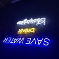 thumbnail image 5 of Handmadetneonsign Save Water Drink Champagne Neon Sign, Cocktail Wall Art Decor, Welcome Bar Club Wall Decor, 5 of 5