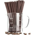 thumbnail image 5 of 50 Pieces Two Holes Coffee Stirrer Straw, Happon Disposable Plastic Coffee Stir Sticks for Coffee Bars, Restaurants, Office, Indoor, Outdoor, 5 of 7