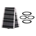 thumbnail image 3 of Langgg recliner Replacement Fabric Waterproof Replacement Fabric for Lawn Back Yard Black Grey + Rope, 3 of 8