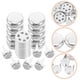thumbnail image 2 of 100 cubiertas de botones de metal para gorras de béisbol. Reemplazo de botones para coser sombreros y manualidades. Tapas de botones para reparar gorras., 2 of 5