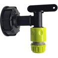 thumbnail image 1 of Adapter , Tank Adapter S60x6 Tap Valve 3/4'', Plastic Water Outlet Tap Replacement Valve Fitting Parts For Rainwater Collectors, 1 of 4