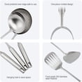 thumbnail image 6 of 11-Piece Stainless Steel Kitchen Utensil Set - , Heat-Resistant Cooking Tools for Home Chefs, 6 of 8