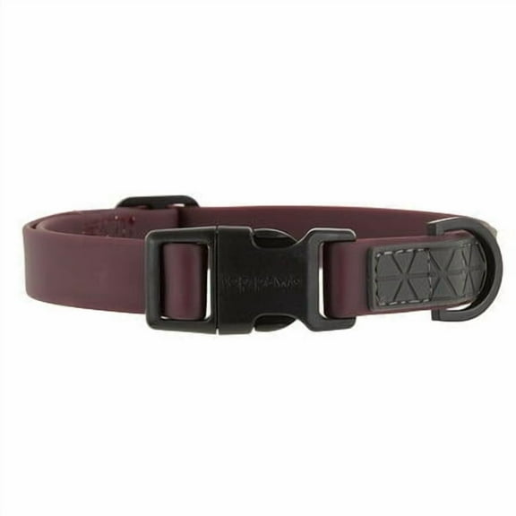 Top Paw Stink-Free & Waterproof Dog Collar Dark Purple Small (10 in - 14 in)
