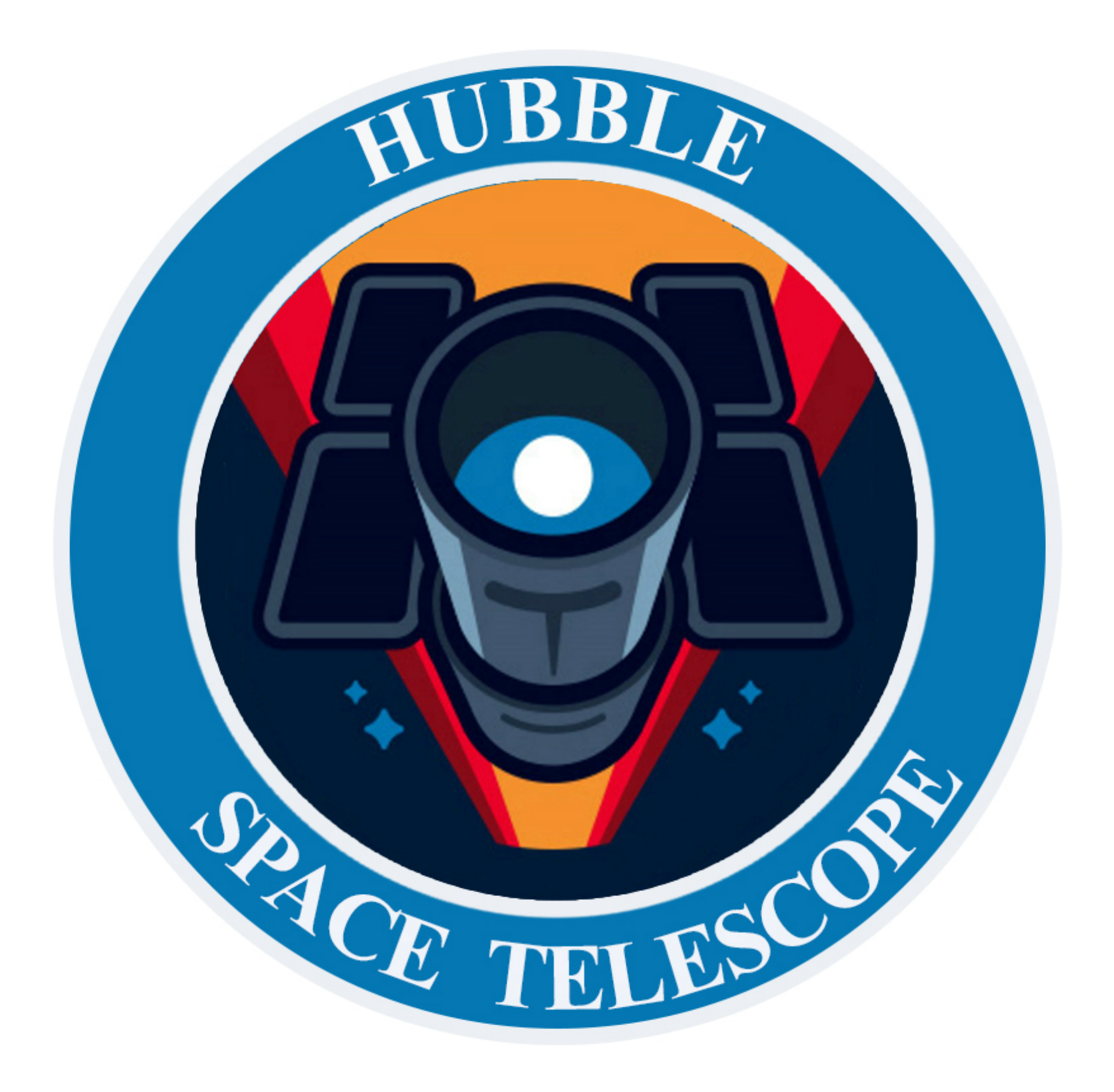 Hubble Telescope Decorative Car Truck Decal Window Sticker Vinyl Die