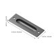 thumbnail image 2 of unbranded 2Jgo Empotrados Para Puertas Corredizas Negro Oculto Seguro Para Muebles De Hogar, 2 of 8