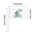 thumbnail image 2 of Exquisite Portland Frogs Flags Decoration Frogs Holding Small Flag Event Hand-Waved Festive Decor, 2 of 8