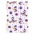 thumbnail image 7 of FORMRS 1-Subject Spiral Notebook 8" x 5" College Ruled 60 Refillable Sheet A5 Hard Cover, Purple Halloween Gooses, 7 of 7