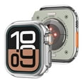 thumbnail image 2 of Allytechgroup for Apple Watch Series 10 11 46mm Metal Case Men, Rugged Protective Bumper [Turn iWatch into Ultra 3/2/1 Look] with Back Cover, Upgrade Stylish Protector Cover 46 mm,Silver, 2 of 4
