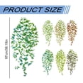 thumbnail image 3 of Artificial Potted Faux Hanging Plants, Ongmies 1Pc Fake Plants Eucalyptus, UV Resistant Fake Vines Ivy Artificial Plants Outdoor Faux Plants Indoor Bedroom Living Room Porch Shelf Decor, 3 of 9