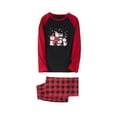 thumbnail image 2 of Penkiiy Matching Christmas Pajamas For Family Xmas Holiday Pjs Elf Plaid Sleepwear Outfit Sets For Women/Men/Couples/Adult M Multicolor, 2 of 3