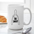 thumbnail image 6 of CafePress - Oh Snap - 15 oz Ceramic Large White Novelty Mug, 6 of 6