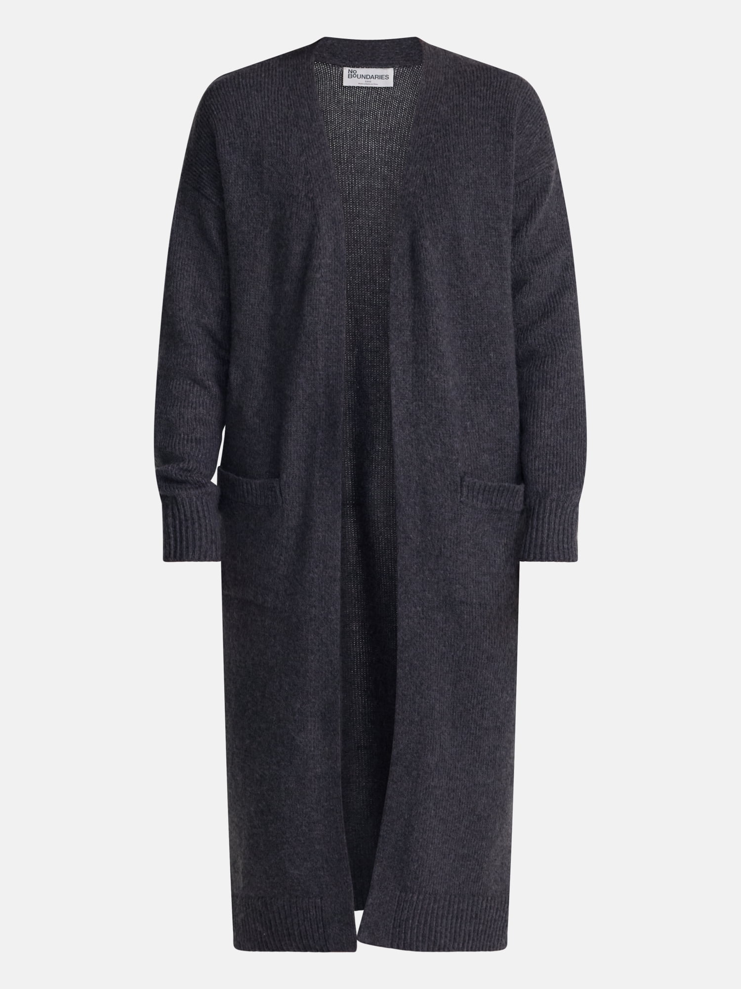 No Boundaries Open Front Duster Cardigan, Midweight, Women's and Women’s Plus XXS-4X