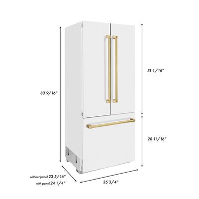 ZLINE RBIVZ-WM-36-G Refrigerator