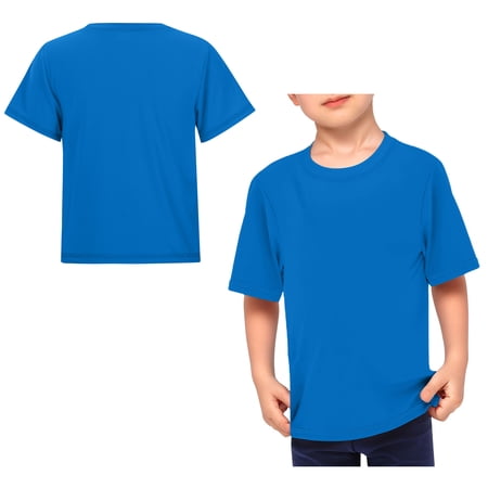Girls Rash Guard Swim Shirt Short Sleeve Sun Swimwear Quick Dry Water Shirts for Girls 9-10 Years
