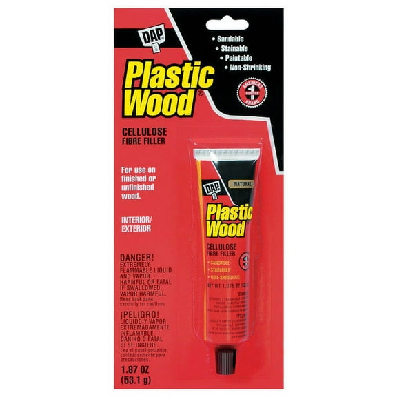 Dap® 21500 Plastic Wood® Solvent Professional Wood Filler, 1.875 Oz, Natural