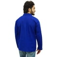 thumbnail image 3 of Atasi Indian Ethnic Men's Short Kurta Full Sleeve Collar Cotton Blue Shirt-XX-Large, 3 of 6